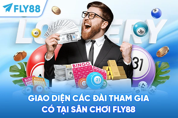 Giao diện các đài tham gia có tại sân chơi FLY88
