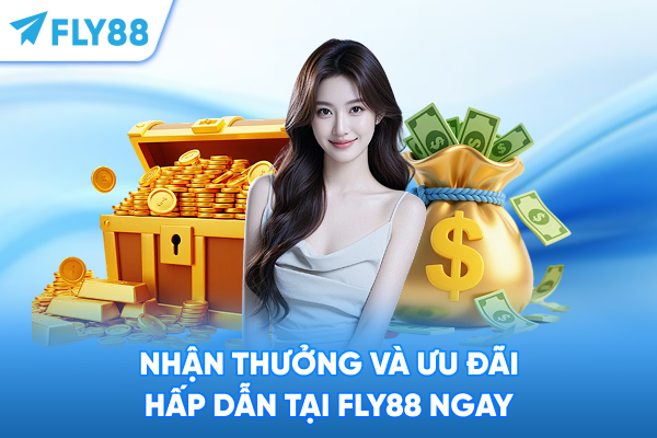 Nhận thưởng và ưu đãi hấp dẫn tại FLY88 ngay