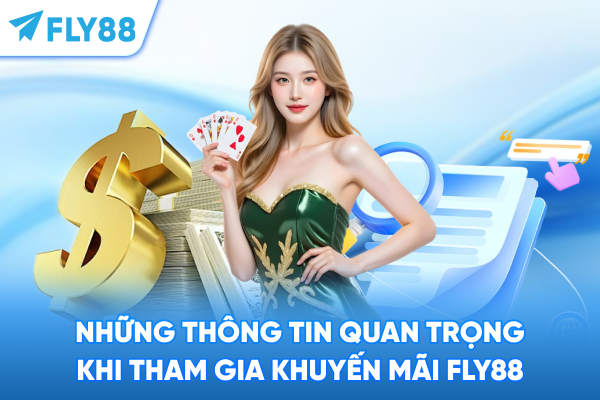 Những thông tin quan trọng khi tham gia khuyến mãi FLY88